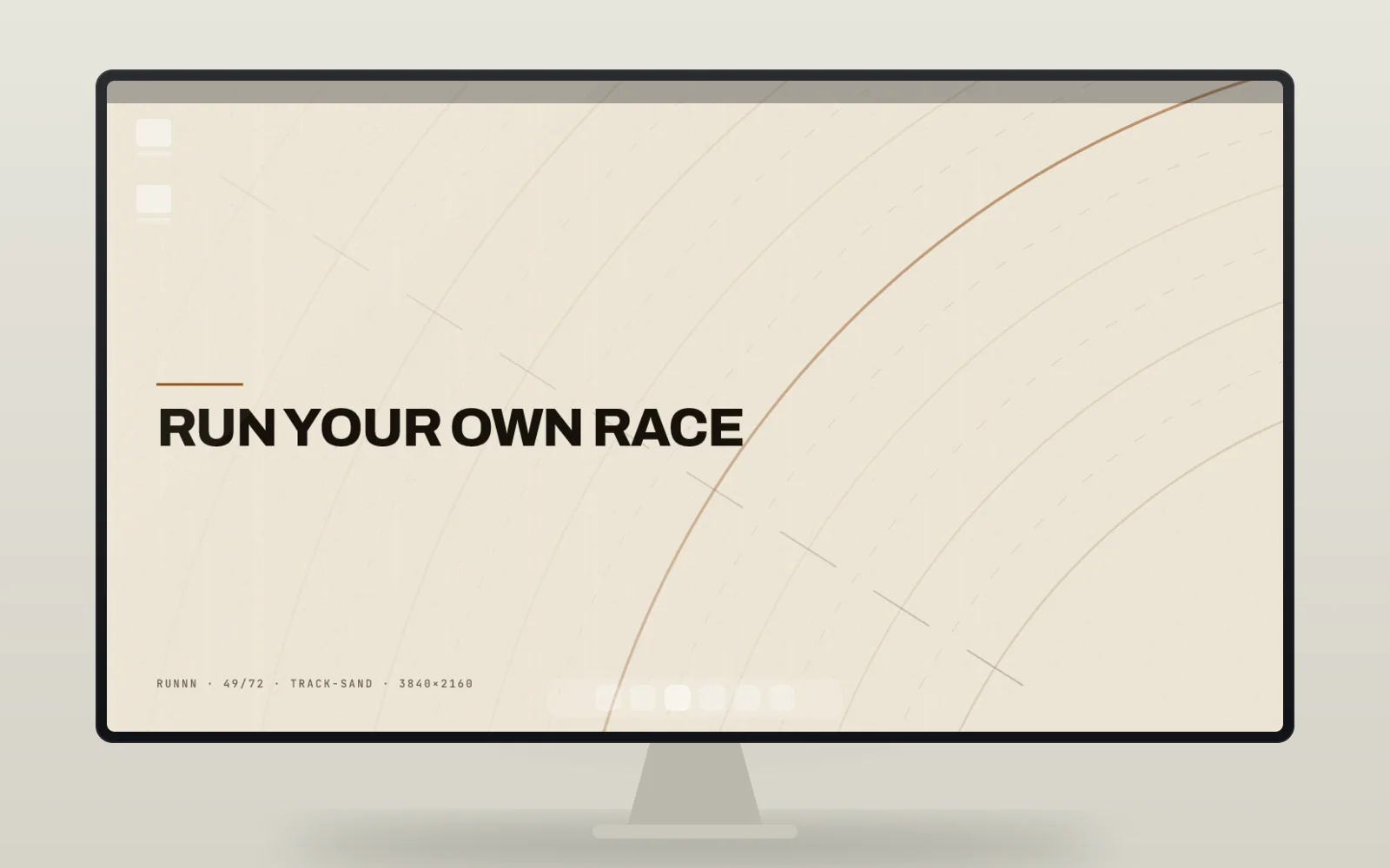 Sand collection — Lane on a desktop